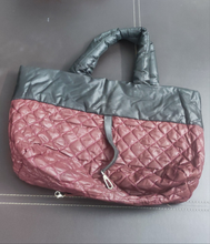 Load image into Gallery viewer, Chanel Coco Cocoon Nylon Tote Bag Black Red
