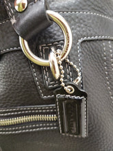 Load image into Gallery viewer, Coach Penelope Pebbled Satchel F14686 Black Leather Shoulder Bag
