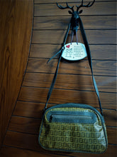 Load image into Gallery viewer, FENDI Zuccino Yellow Coated Canvas Shoulder Bag
