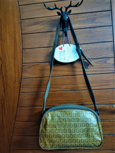 Load image into Gallery viewer, FENDI Zuccino Yellow Coated Canvas Shoulder Bag
