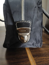 Load image into Gallery viewer, Prada Nylon Leather with side buckles Shoulder Bag
