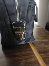 Load image into Gallery viewer, Prada Nylon Leather with side buckles Shoulder Bag
