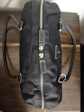 Load image into Gallery viewer, Prada Nylon Leather with side buckles Shoulder Bag
