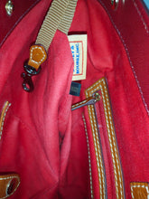 Load image into Gallery viewer, Dooney &amp; Bourke Large Shopper Red Leather Tote
