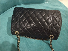 Load image into Gallery viewer, Gorgeous Chanel Black Caviar Maxi Double Flap Bag
