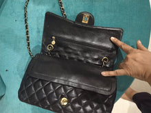 Load image into Gallery viewer, Gorgeous Chanel Black Caviar Maxi Double Flap Bag
